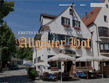 Tablet Screenshot of erstes-ulmer-pfannkuchenhaus.de